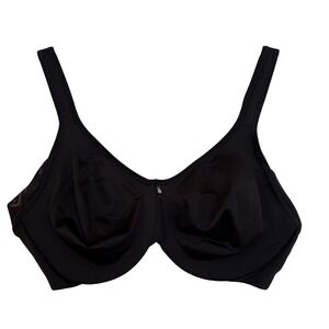 Bali Black Full Coverage Unlined Underwire Bra Size 40D NWT‎